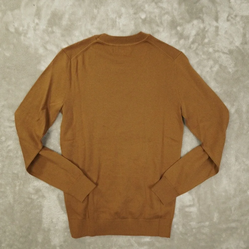 Banana‎ Republic Everyday Sweater Men's XS Crew Neck Brown Long Sleeve Preppy